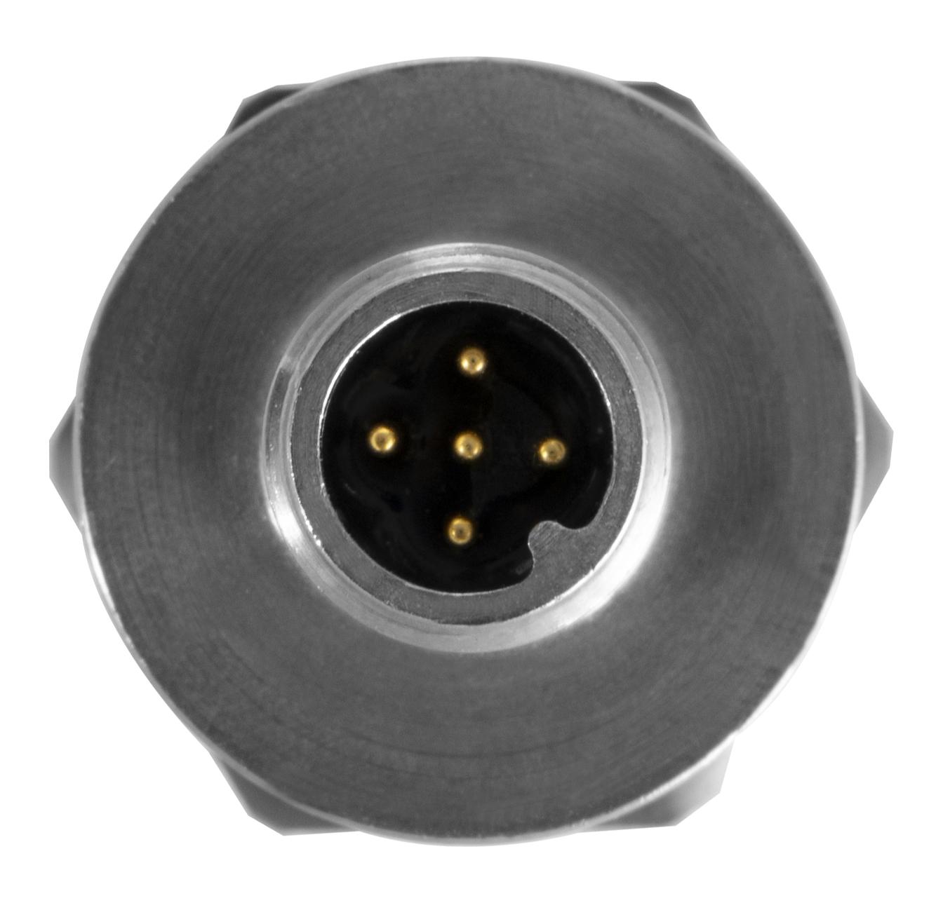 Product image of PTE7300 Hermetic Pressure Sensor m12 top view